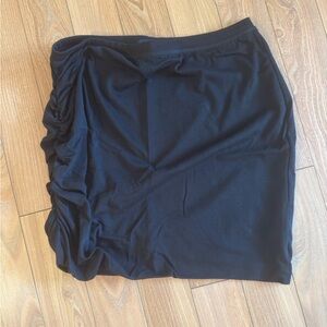 GAP Black Ruched Skirt